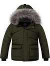 ZSHOW Boy's Hooded Puffer Jacket Winter Coat