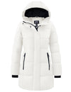 Skieer Women's Winter Coat Warm Padded Long Puffer Jacket