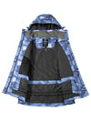 Wantdo Women's Waterproof Ski Jacket Windproof Colorful Print Sealed Seams Rain Coat Atna Printed 