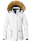 Wantdo Women's Waterproof Ski Jacket Winter Parka Jacket Snow Coat Atna 110 White S 