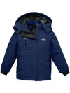 Wantdo Girls' Waterproof Ski Jacket Insulated Snowboarding Jackets Winter Snow Coat Navy 6/7 