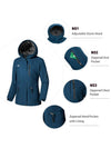 Wantdo Women's Winter Coats Waterproof Ski Jacket Snowboarding Jacket Atna 111 