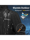Wantdo Men's Windproof Running Soft Fleece Jacket Waterproof Breathable 