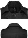 Wantdo Women's Sleeveless Waterproof Trench Coat Double-Breasted Jacket with Belt 