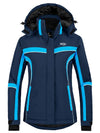 Wantdo Women's Winter Waterproof Ski Jacket Windproof Snow Rain Coat Taped Seams Atna 114 Navy S 