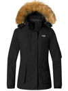 Wantdo Women's Waterproof Ski Jacket Winter Parka Jacket Snow Coat Atna 110 Black S 
