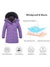 ZSHOW ZSHOW Girls' Winter Coat Water Resistant Long Parka 