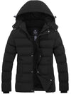 Wantdo Women's Winter Coat Quilted Puffer Jacket With Removable Hood Valley I Black S 