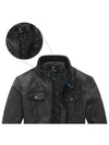 Wantdo Men's Faux Leather Jacket Moto Jacket with Removable Hood 