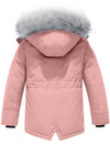 Wantdo Girl's Quilted Puffer Jacket Warm Winter Coat Windproof Hooded Parka 