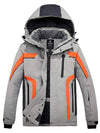 Wantdo Men's Warm Ski Jacket Waterproof Snowboard Parka Windproof Insulated Coat Sealed Seams Atna 011 Dark Gray S 