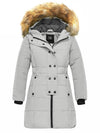 ZSHOW ZSHOW Girls' Long Winter Coat Parka Water Resistant Warm Puffer Jacket Grey 6/7 