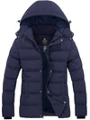 Wantdo Women's Winter Coat Quilted Puffer Jacket With Removable Hood Valley I Navy S 