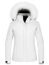 Wantdo Women's Waterproof Ski Jacket Hooded Snow Coat Mountain Fleece Winter Parka Atna 125 Off White S 