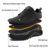 Wantdo Men's Waterproof Hiking Shoes Nubuck Outdoor Trekking Walking Boots 