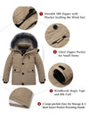 ZSHOW ZSHOW Boy's Mid-Length Hooded Winter Coat Thicken Puffer Jacket 