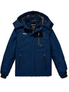 Wantdo Boys Fleece Ski Jacket Waterproof Raincoats Hooded Winter Outwear Navy 6/7 