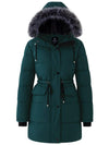 Women's Warm Puffer Jackets Long Winter Parka Coats Recycled Fabric