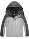 ZSHOW ZSHOW Boy's Waterproof Ski Jacket Windbproof Thick Winter Parka Coat Gray 6/7 