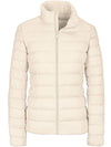 Wantdo Women's Packable Down Jacket Short Lightweight Travel Jackets ThermoLite III Beige S 