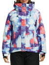 Wantdo Women's Waterproof Ski Jacket Colorful Printed Winter Parka Fully Taped Seams Atna Printed Blue Tie Dye Print S 