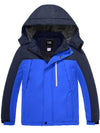 ZSHOW ZSHOW Boy's Waterproof Ski Jacket Windbproof Thick Winter Parka Coat Blue 6/7 