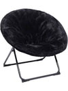 Ubon Super Soft Oversized Moon Chairs Portable Folding Saucer Chair Lounge Chair
