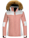 Wantdo Women's Waterproof Ski Jacket Hooded Snow Coat Mountain Fleece Winter Parka Atna 125 Pink S 