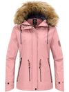 Wantdo Women's Waterproof Snow Ski Jacket Warm Winter Coat and Raincoat Atna 113 Pink S 