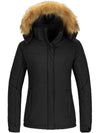Wantdo Women's Waterproof Ski Jacket Hooded Snow Coat Mountain Fleece Winter Parka Atna 125 Black S 