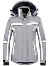 Wantdo Women's Winter Waterproof Ski Jacket Windproof Snow Rain Coat Taped Seams Atna 114 Dark Gray S 