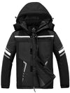 Wantdo Men's Windproof Snowboarding Jacket Mountain Waterproof Ski Jacket Atna 016 Black S 