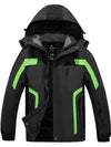 Wantdo Men's Warm Ski Jacket Waterproof Snowboard Parka Windproof Insulated Coat Sealed Seams Atna 011 Black Grey S 