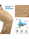 Wantdo Men's Waterproof Ski Pants Warm Insulated Snow Outdoor Cargo Pants 