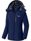 Wantdo Women's Ski Jacket Winter Coats Fleece Lined Rain Jacket Atna 120 Navy S 