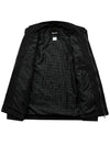 Wantdo Men's Front Zip Cotton Jacket Lightweight Stand Collar 