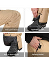 Wantdo Men's Waterproof Ski Pants Warm Insulated Snow Outdoor Cargo Pants 