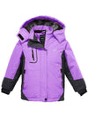 Wantdo Girl's Waterproof Fleece Winter Snow Coat Purple 6/7 