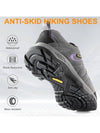 Wantdo Women's Waterproof Hiking Shoes Low Cut Breathable Trekking Boots 