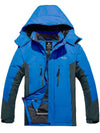 Wantdo Men's Mountain Jacket Waterproof Winter Ski Coat Fleece Snowboarding Jackets Atna 012 Blue S 