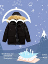 Wantdo Boys Waterproof Ski Jacket Winter Insulated Parka Hooded 