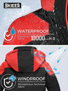 Skieer Skieer Men's Ski Jacket Waterproof Snowboarding Jackets Winter Snow Windproof Coat Warm Raincoat 