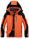 Skieer Skieer Men's Ski Jacket Waterproof Snowboarding Jackets Winter Snow Windproof Coat Warm Raincoat Orange Large 