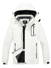 Skieer Men's Ski Jacket Mountain Waterproof Winter Rain Jacket Warm Fleece Snow Coat