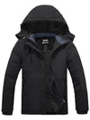 Skieer Skieer Women's Ski Jacket Waterproof Windproof Rain Jacket Winter Warm Hooded Coat Black XX-Large 