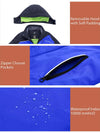 ZSHOW ZSHOW Boy's Waterproof Ski Jacket Fleece Winter Outdoor Snow Coat Hooded Raincoats 