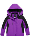 ZSHOW ZSHOW Girls' Waterproof Ski Jacket Warm Winter Snow Coat Fleece Raincoats Purple 6/7 
