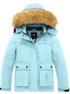 ZSHOW Girls' Waterproof Ski Jacket Warm Fleece Lined Thick Padded Winter Coat