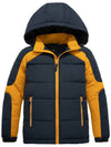 ZSHOW ZSHOW Boy's Hooded Puffer Jacket Fleece Outerwear Coat Navy 6/7 