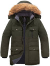 Wantdo Men's Warm Winter Coat Parka Thicken Insulated Puffer Jacket Acadia 2 Army Green S 